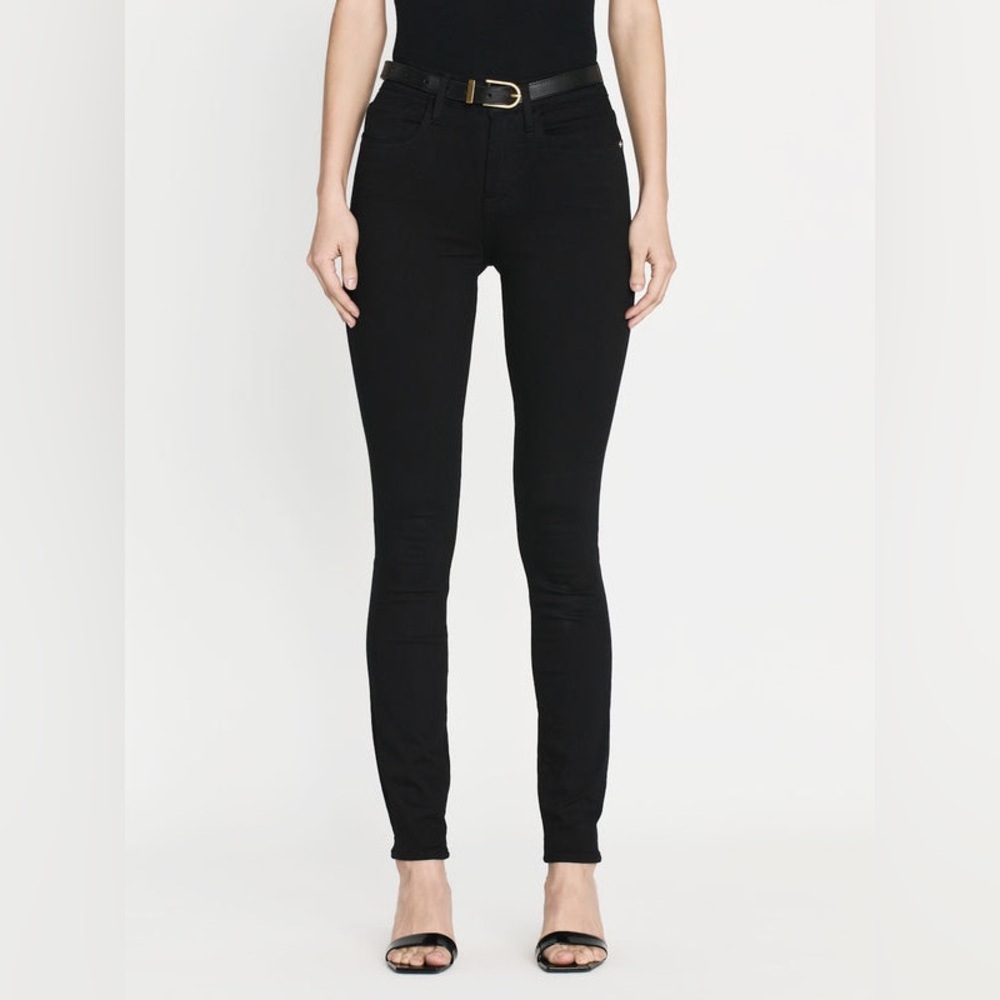 Frame Denim Le High Skinny in Film Noir 25